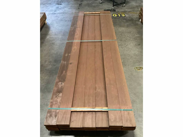 Kebony radiata vlonderdelen glad 22x142 mm (53x) - afbeelding 5 van  6