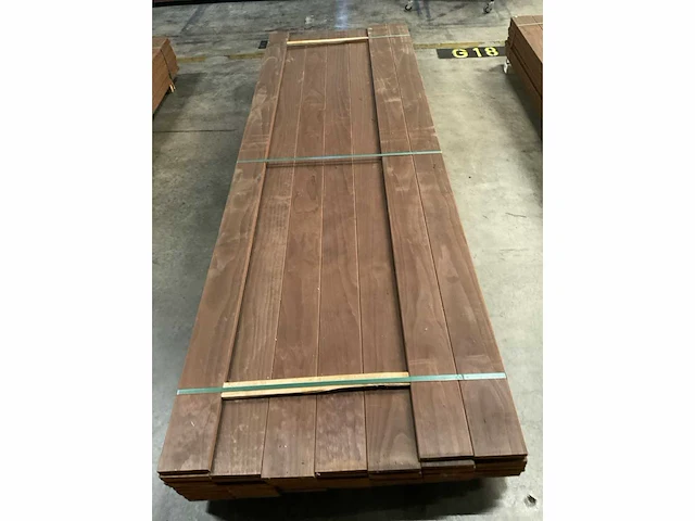 Kebony radiata vlonderdelen glad 22x142 mm (73x) - afbeelding 5 van  6