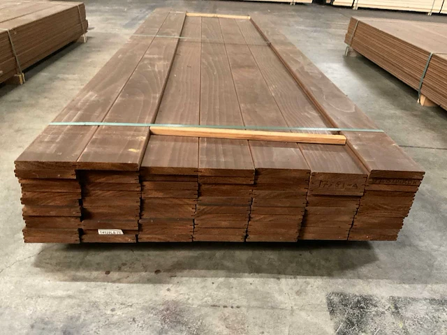 Kebony radiata vlonderdelen glad 22x142 mm (73x) - afbeelding 2 van  6