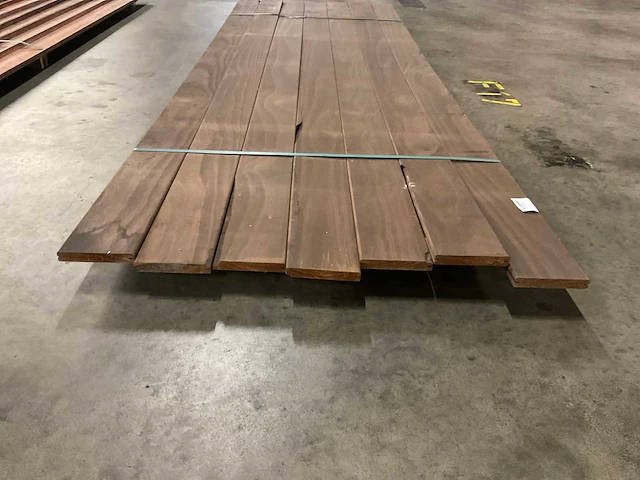 Kebony radiata vlonderdelen glad 22x142 mm (7x) - afbeelding 2 van  6