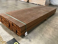 Kebony radiata vlonderdelen glad 22x142mm (84x) - afbeelding 1 van  6