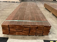 Kebony radiata vlonderdelen glad 22x142mm (84x) - afbeelding 2 van  6