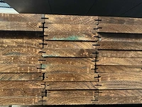 Kebony radiata vlonderdelen glad 22x142mm (84x) - afbeelding 6 van  6
