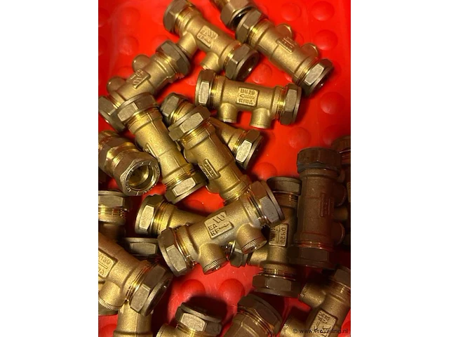 Keerklep enkelvoudig apollo k424-ap 22 mm 2x knel - partij - afbeelding 2 van  3