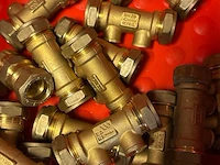 Keerklep enkelvoudig apollo k424-ap 22 mm 2x knel - partij - afbeelding 2 van  3