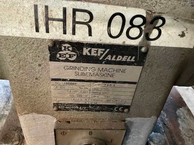 Kef/aldell psd5 bandslijpmachine - afbeelding 4 van  5