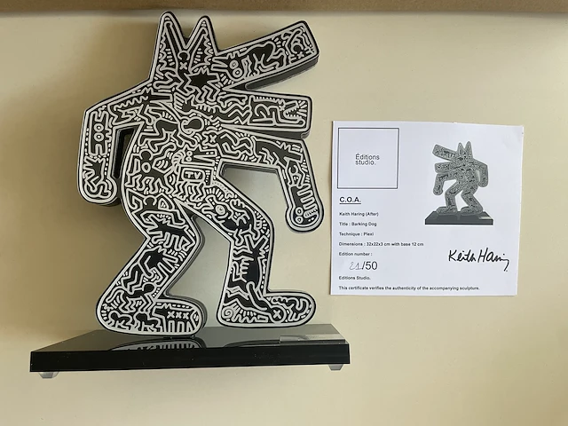 Keith haring beeld - afbeelding 5 van  5