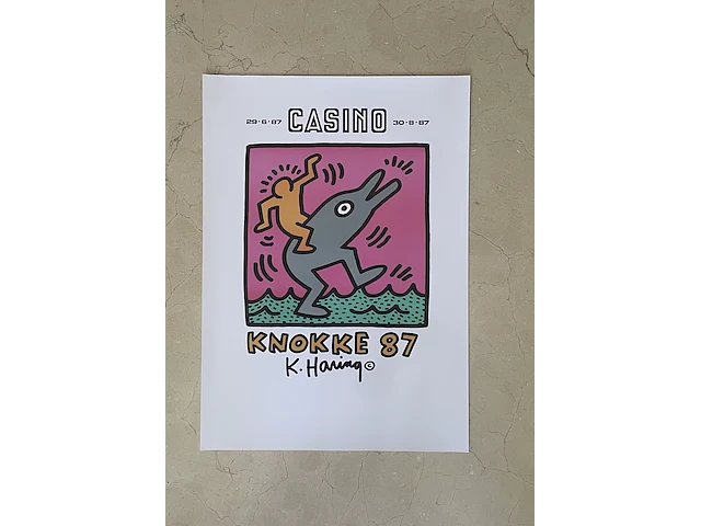 Keith haring : casino knokke - afbeelding 1 van  3