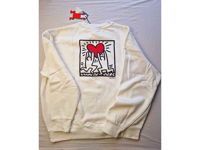 Keith haring trui - off white - afbeelding 1 van  6