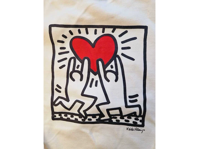 Keith haring trui - off white - afbeelding 5 van  6