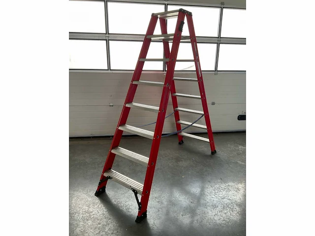 Kelfort magnus dubbele aluminium trap - 2x8 - 223cm - afbeelding 2 van  8