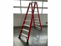 Kelfort magnus dubbele aluminium trap - 2x8 - 223cm - afbeelding 2 van  8