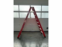 Kelfort magnus dubbele aluminium trap - 2x8 - 223cm - afbeelding 7 van  8