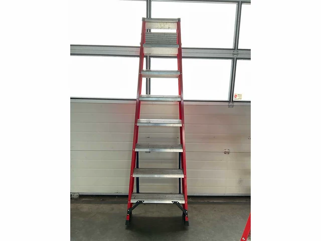 Kelfort magnus dubbele aluminium trap - 2x8 - 223cm - afbeelding 8 van  8