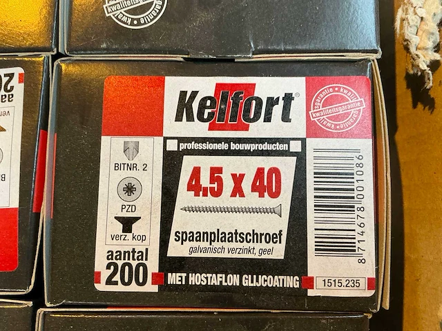 Kelfort schroef en nagel (15x) - afbeelding 2 van  5