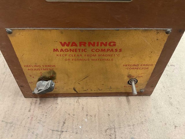 Kelvin hughes vintage marine magnetic compass - afbeelding 6 van  6