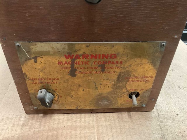 Kelvin hughes vintage marine magnetic compass - afbeelding 5 van  7