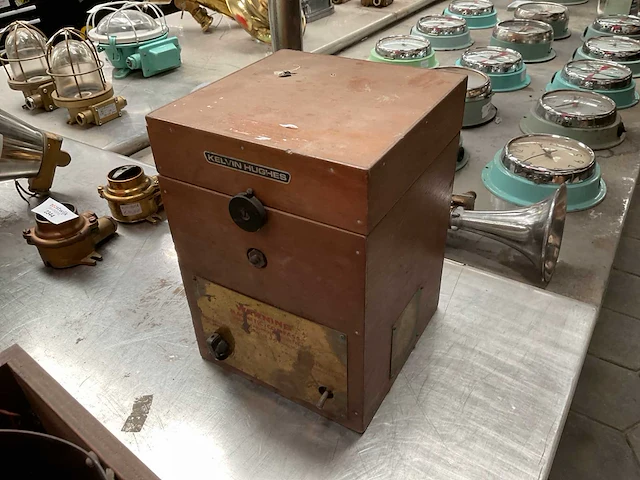 Kelvin hughes vintage marine off course alarm compass unit - afbeelding 1 van  6
