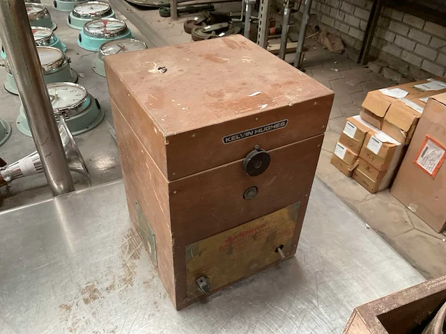 Kelvin hughes vintage marine off course alarm compass unit - afbeelding 2 van  6