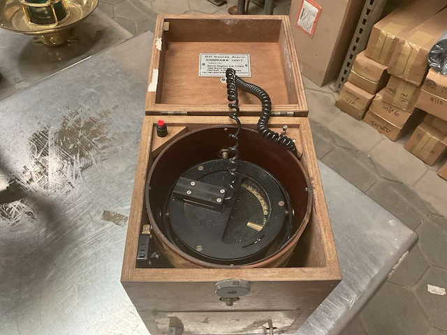 Kelvin hughes vintage marine off course alarm compass unit - afbeelding 4 van  6