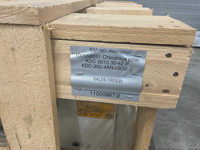 Kelvion kdc-352-4an-hx32 plafondkoeler co2-90bar - afbeelding 5 van  7