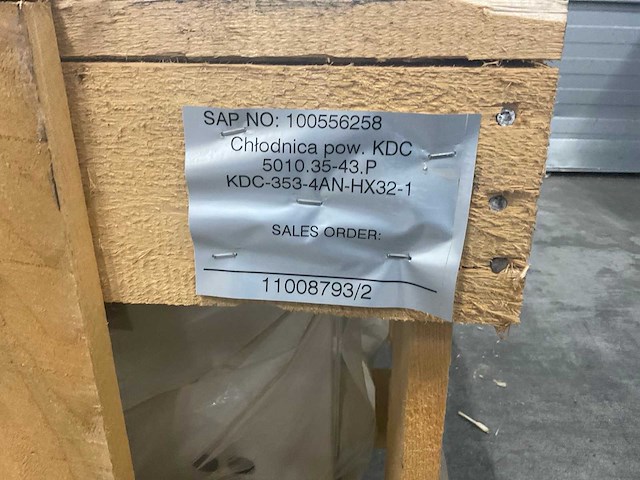 Kelvion kdc-353-4bn-hx32 plafondkoeler co2-90bar - afbeelding 7 van  7