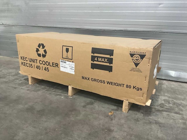 Kelvion kec mx 35-6 verdamper/plafondkoeler co2-80bar - afbeelding 9 van  10