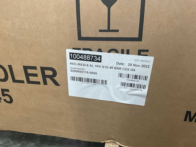 Kelvion kec mx 35-6 verdamper/plafondkoeler co2-80bar - afbeelding 2 van  10
