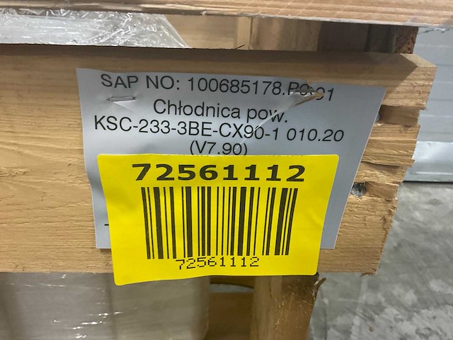 Kelvion ksc-233-3be plafondkoeler co2-90bar - afbeelding 6 van  7