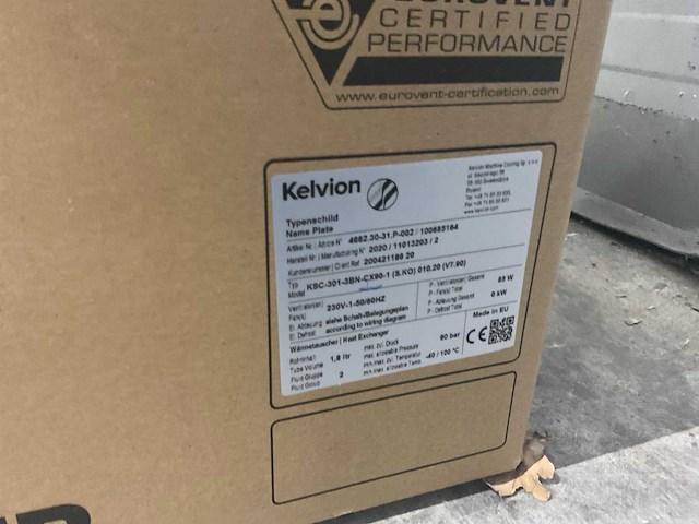Kelvion ksc-301-3bn plafondkoeler co2-90bar - afbeelding 4 van  12