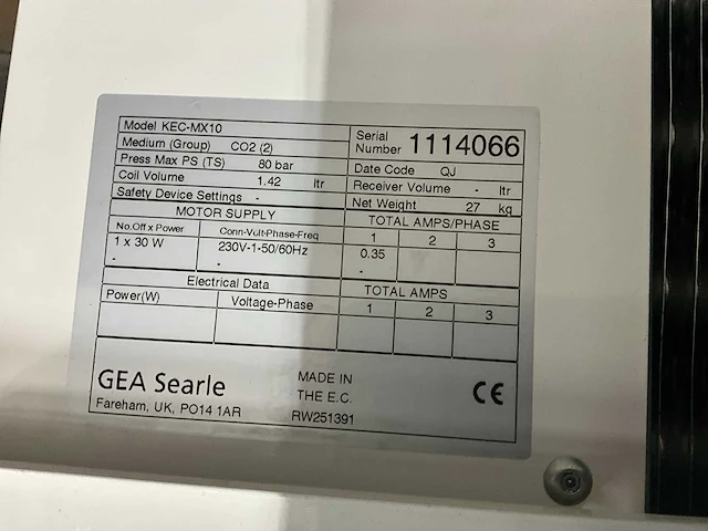 Kelvion saeres kec-mx10-8 plafond blokverdamper co2 - afbeelding 8 van  8