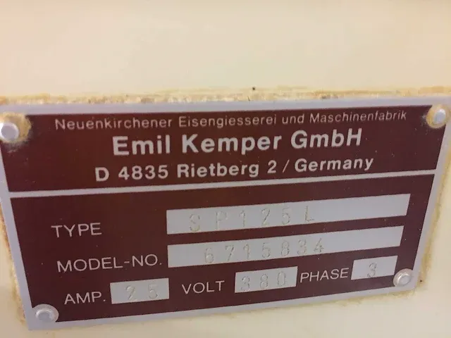 Kemper - sp 125 l - spiraalkneder - afbeelding 6 van  6
