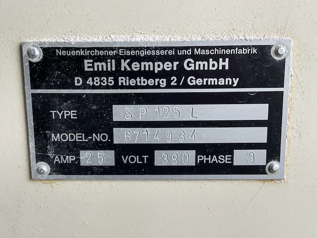 Kemper sp 125l spiraalkneder - afbeelding 4 van  12