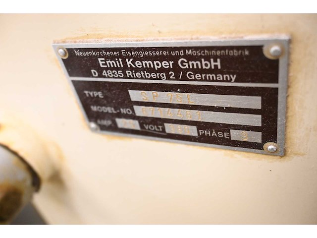 Kemper sp 75 l spiraalkneder - afbeelding 7 van  7