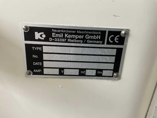 Kemper spl30 spiraalkneder - afbeelding 7 van  7