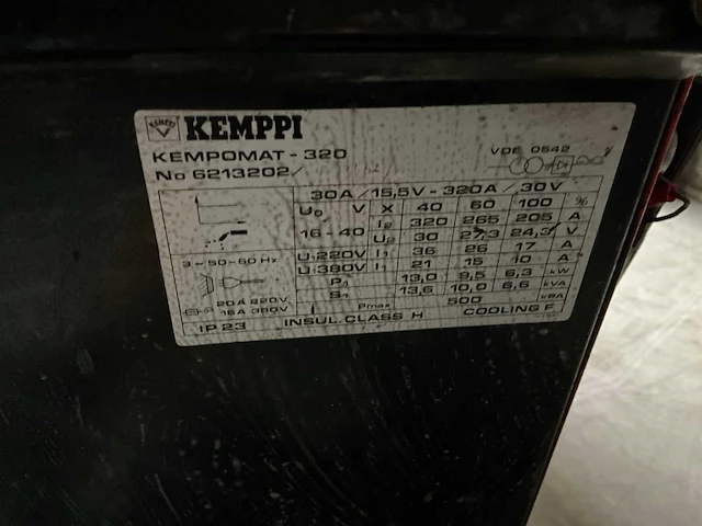 Kempi kempomat 320 mig lasapparaat - afbeelding 6 van  6