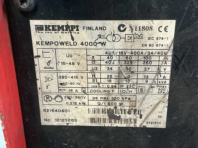Kempii kempoweld 4000w lasapparaat - afbeelding 2 van  10