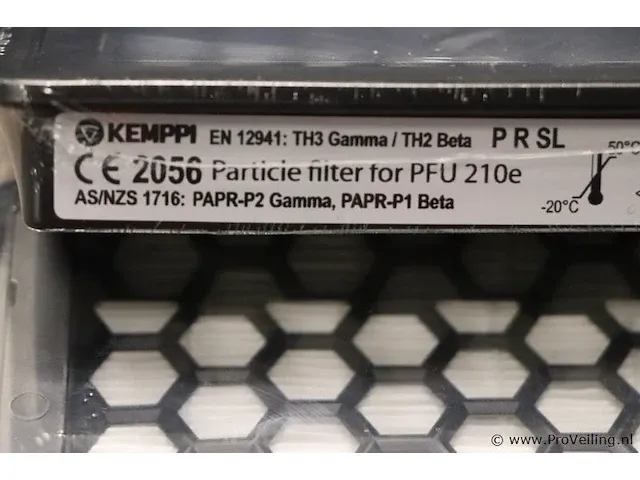 Kemppi en 12941 th3 gamma/th2 beta filter - 4 stuks - afbeelding 4 van  5