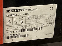 Kemppi kempo weld 4000 w / k 400 lasapparaat - afbeelding 8 van  16