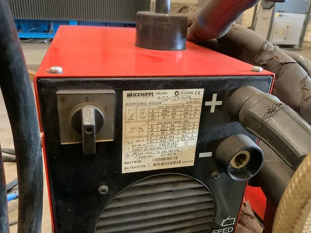 Kemppi kempomig 4000w lasapparaat - afbeelding 8 van  8