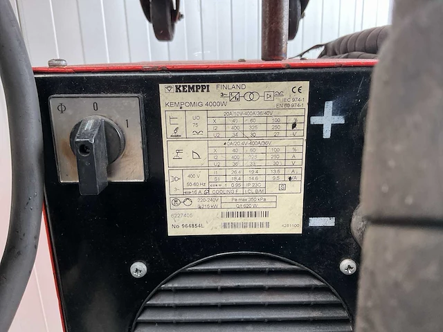 Kemppi kempomig 4000w lasmachine - afbeelding 10 van  10