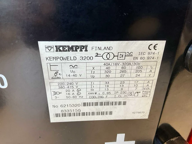 Kemppi kempoweld 3200 mig lasapparaat - afbeelding 4 van  5