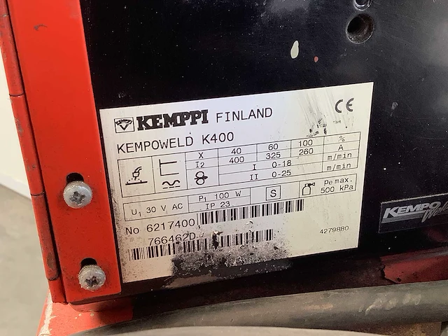 Kemppi kempoweld k400 lasmachine - afbeelding 5 van  8