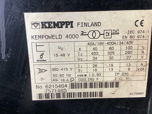 Kemppi kempoweld k400 lasmachine - afbeelding 8 van  8