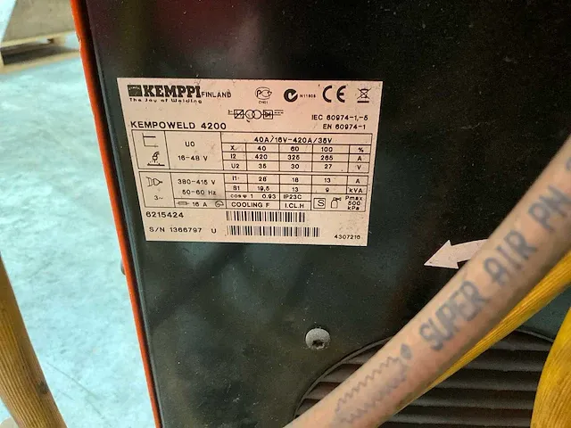 Kemppi kempoweld4200 lasapparaat - afbeelding 8 van  9