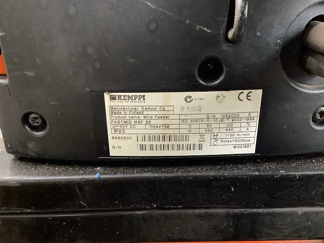 Kemppi kms400 lasmachine - afbeelding 7 van  7