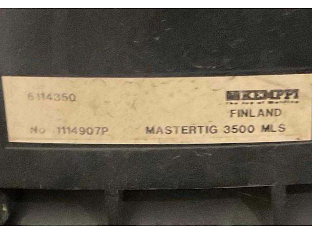 Kemppi mastertig mls 3500 / mastercool 10 lasapparaat - afbeelding 4 van  12