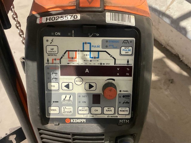 Kemppi mastertig mls 4000 / mastercool 10 lasapparaat - afbeelding 8 van  12