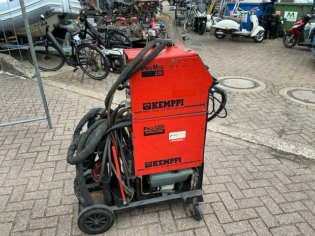 Kemppi promig 530 + pro3200 evolution mig lasapparaat - afbeelding 4 van  9