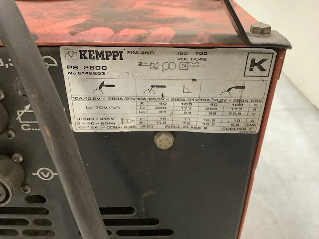 Kemppi ps 2800 lasapparaat - afbeelding 5 van  6